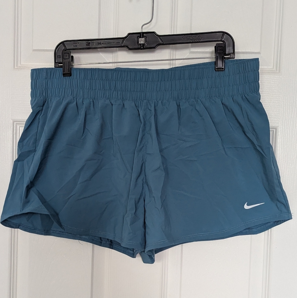 Nike Blue Moisture-Wicking Athletic Shorts
